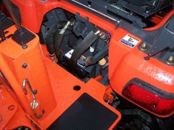 Kubota BX24 4x4 Compact Tractor Loader Backhoe - 6