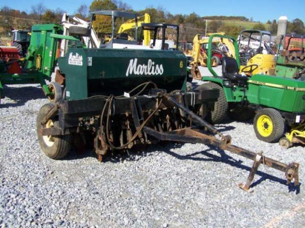 1487: Marliss 6' No Till Grain Drill for Tractors