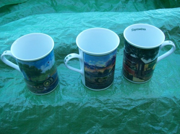 John Deere Scene Mugs & Salt and Pepper Shaker - 4