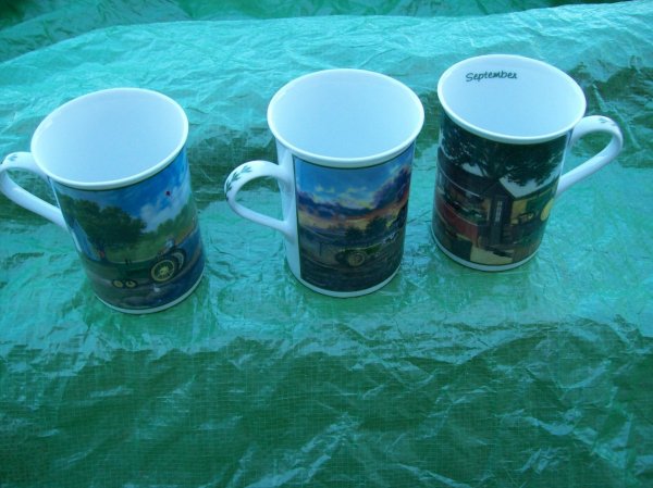 John Deere Scene Mugs & Salt and Pepper Shaker - 5