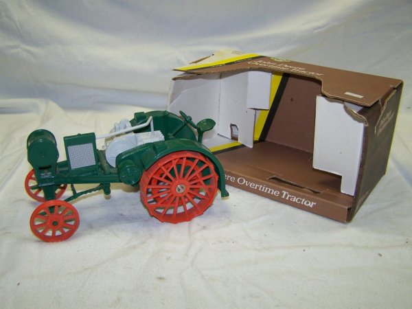 Ertl John Deere Over Time Toy Tractor On Steel
