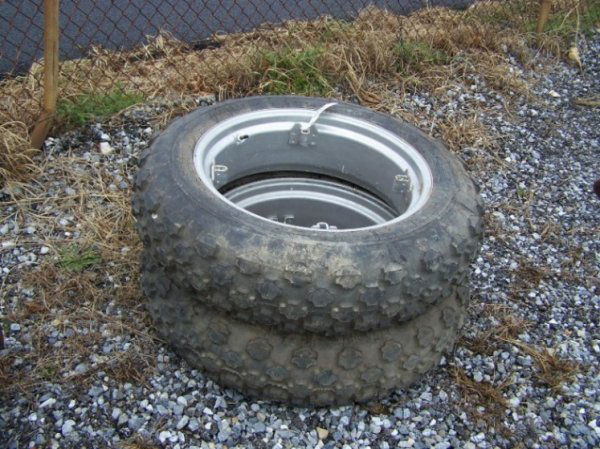 Very Nice Farmall Cub 9.5-24 Turf Tires & Rims: Like New Farmall Cub 9.5-24 Turf Tires & Rims. Tag #22960 This is a due not miss event, you will not believe the Quantity or the QUALITY!!! This auction is to be held on our premises, on Saturday Dece