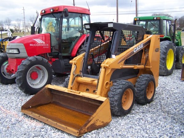 Nice 2006 Case 420 Skid Steer Loader with OROPS - 3