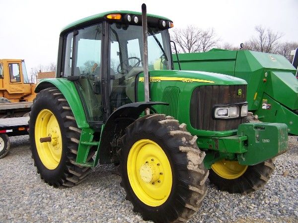 JOHN DEERE 6420 Tractor 4x4 w/ Cab, Power Quad