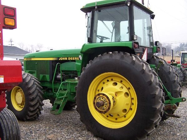 JOHN DEERE 4960 4x4 Tractor w/ Duals, Weights Nice - 8
