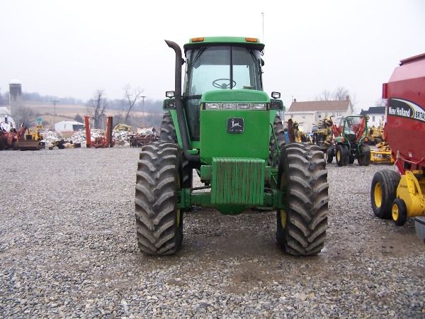 JOHN DEERE 4960 4x4 Tractor w/ Duals, Weights Nice - 9
