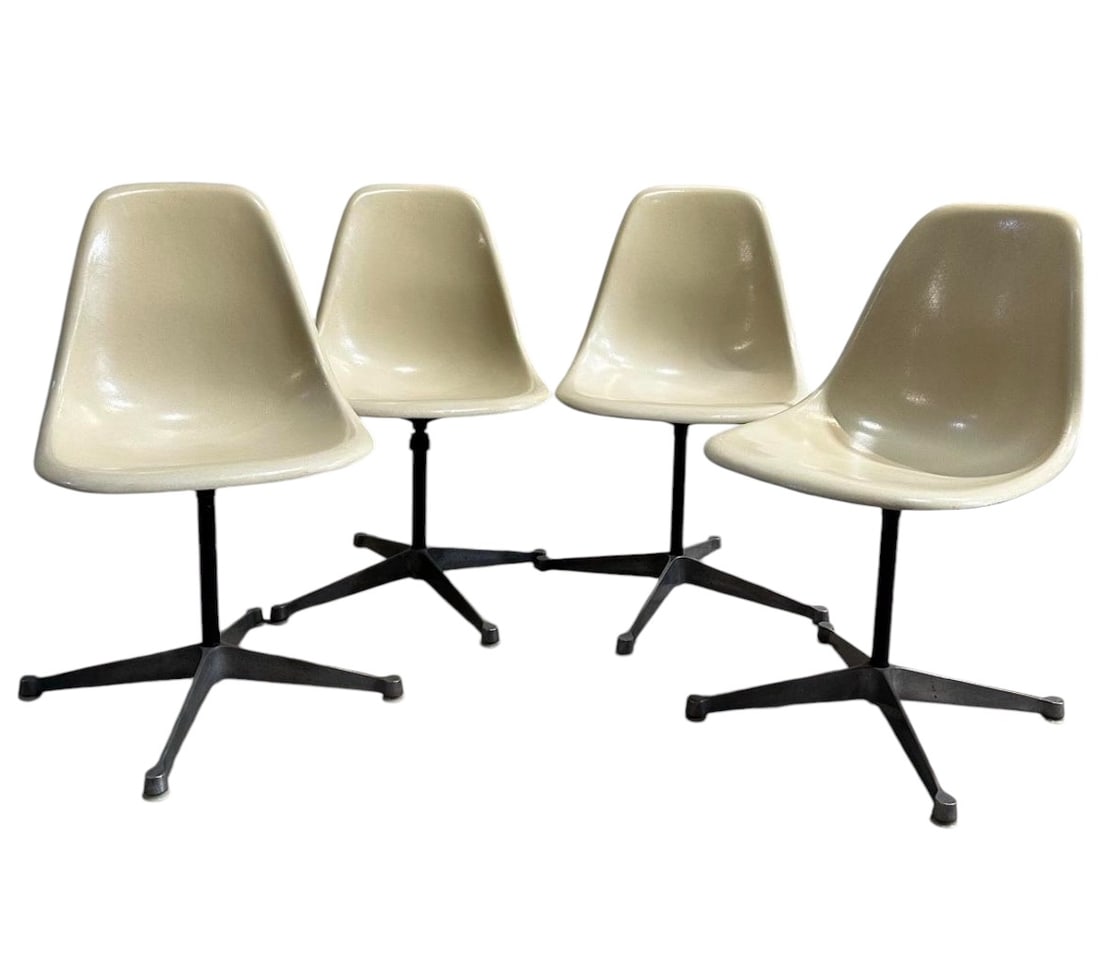 Charles Eames for Herman Miller, Early Swivel Shell Chairs, 1955 (1 of 7)