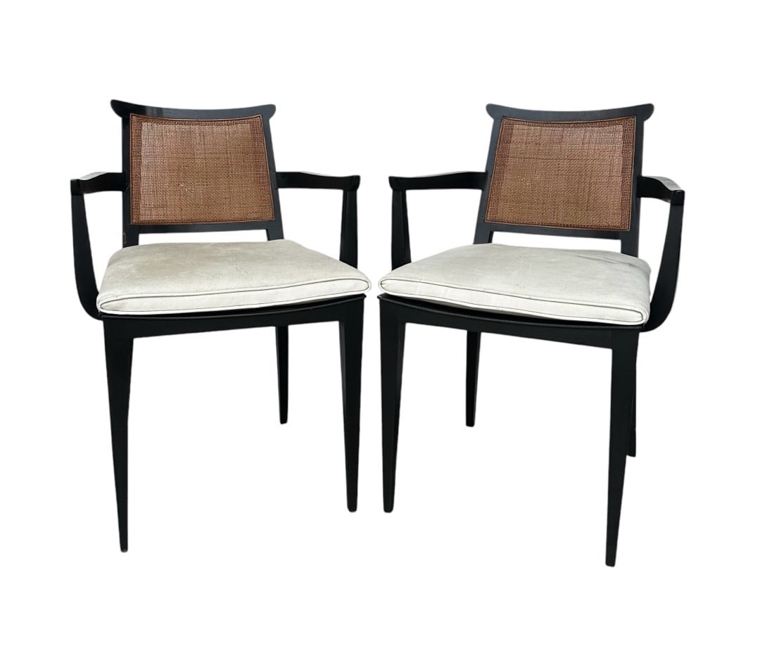 Edward Wormley for Dunbar, Dining Chairs w/ Pig Hide, 1960s (1 of 5)