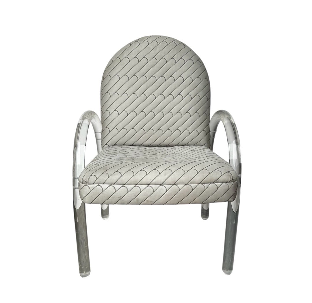 Pace Collection, Lucite Arm Chair (1 of 7)