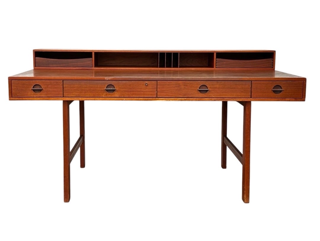 Jens Quistgaard for Lovig Dansk, Teak Desk, Denmark, 1960s (1 of 8)