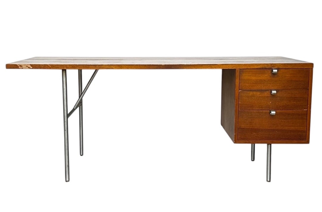George Nelson for Herman Miller, Walnut Desk (1 of 8)