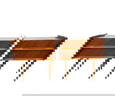 Pair of Edmund Spence Side Tables in Walnut Pair of Edmund Spence Side Tables in Walnut