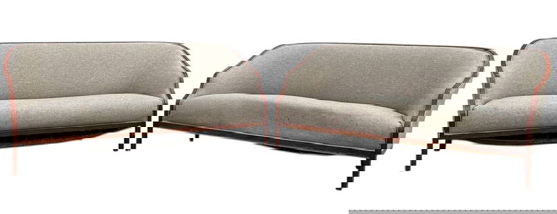Ward Bennett for Brickel Associates, Sofas, 1970s: Ward Bennett for Brickel Associates, Sofas, 1970s. 32.25”H x 71”W x 26”D Seat: 16”H x 22”D