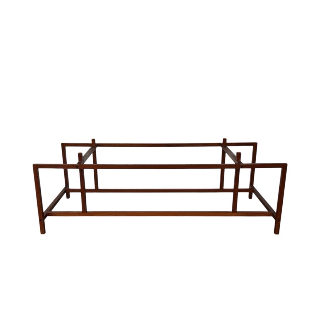 Henning Norgaard for Komfort, Rosewood Coffee Table Base, Denmark, 1960s: Henning Norgaard for Komfort, Rosewood Coffee Table Base, Denmark, 1960s. 16"H x 47.25"W x 19.75"D