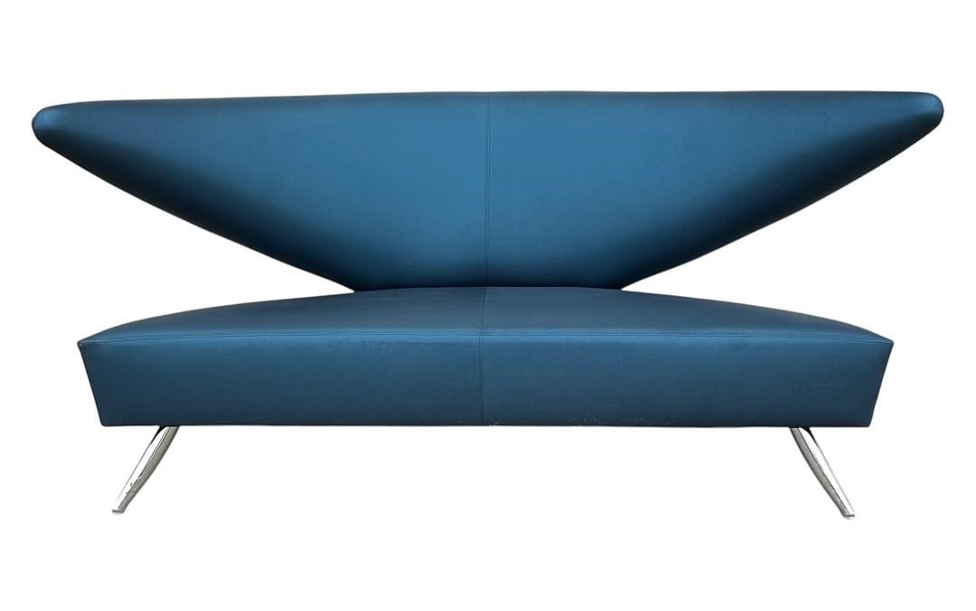 Roger Crowley for David Edward, Luna Lounge: Roger Crowley for David Edward, Luna Lounge. 24”H x 76”W x 30”D Seat: 15”H x 21.5”D