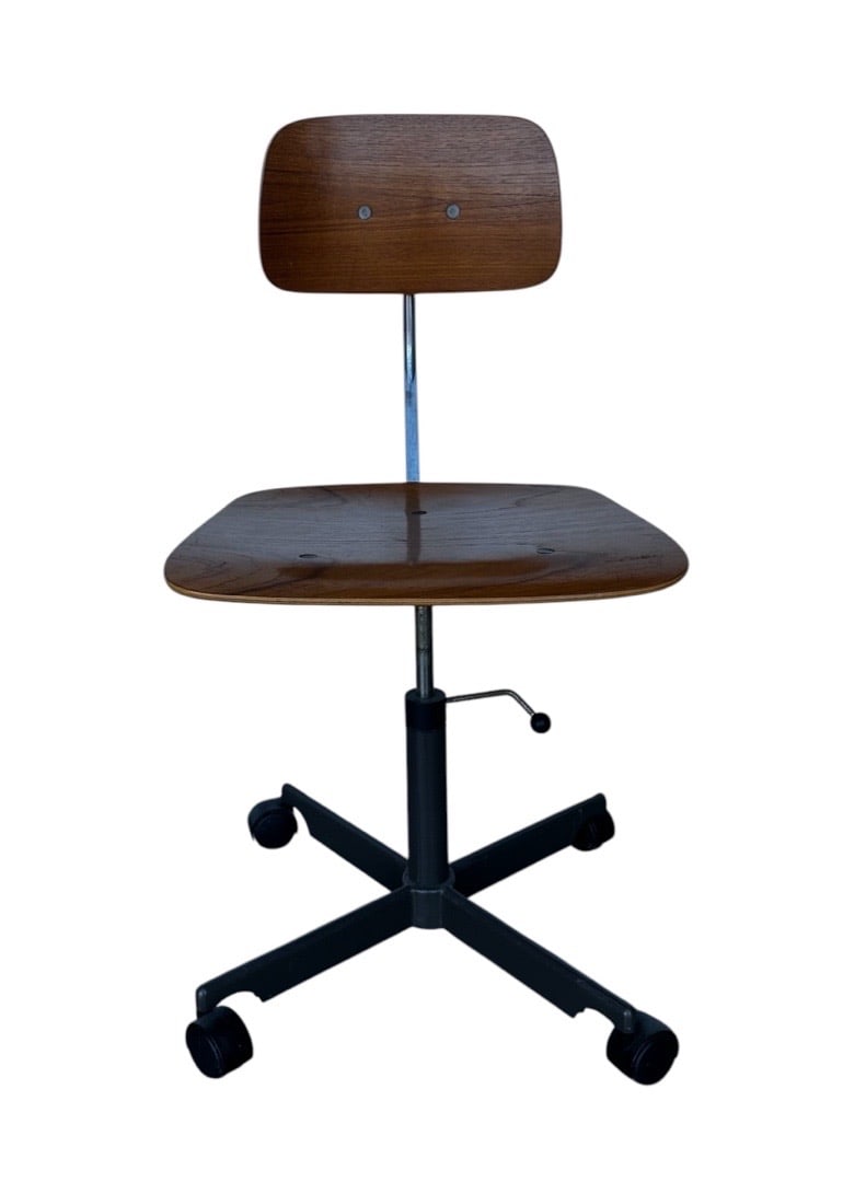 Jorgen Rasmussen, 'Kevi' Drafting Stool, Denmark: Jorgen Rasmussen, 'Kevi' Drafting Stool, Denmark. 44.5"H x 16"W x 17.5"D Seat: 30"H x 14"D