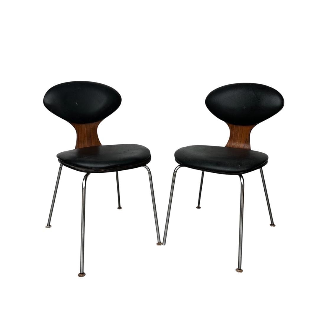 Norman Cherner for Plycraft, Bentwood Dining Chairs, 1960s: Norman Cherner for Plycraft, Bentwood Dining Chairs, 1960s. 31”H x 17.25”W x 21.5”D Seat: 16”H x 17”D