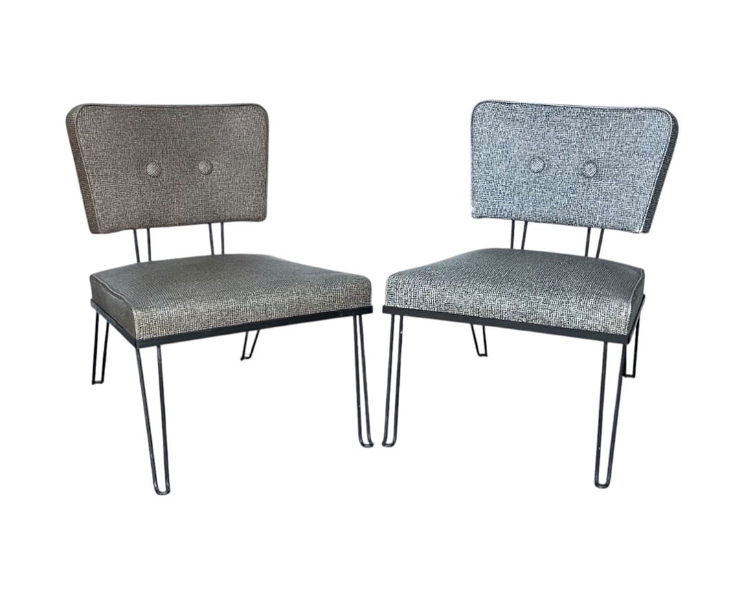 Mid-Century Style, Hairpin Leg Side/Dining Chairs: Mid-Century Style, Hairpin Leg Side/Dining Chairs. 32”H x 18”W x 20.5”D Seat: 16”H x 17”D