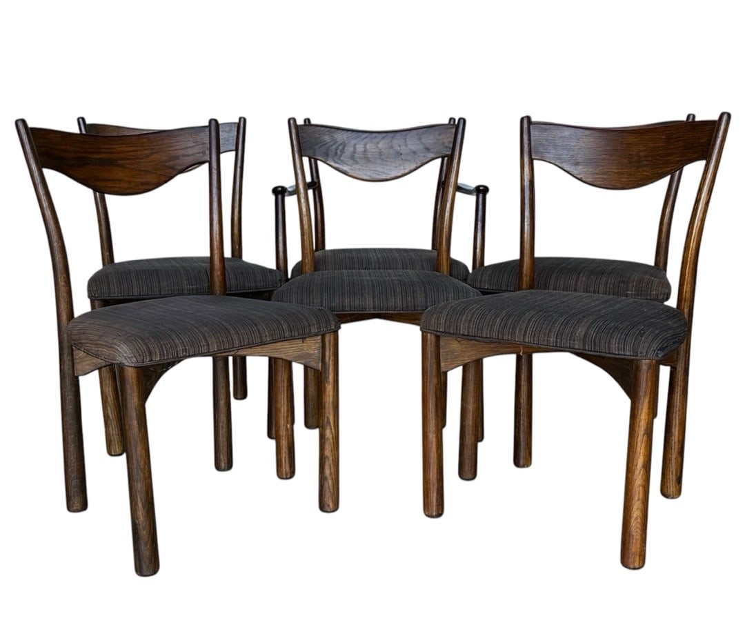 Richardson Brothers Co., Dining Chairs: Richardson Brothers Co., Dining Chairs. 36”H x 18”W x 16.5”D Seat: 17”H x 18”D
