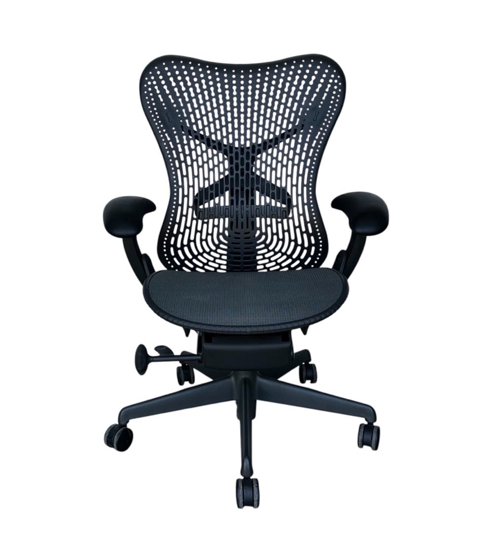 Herman Miller, 'Mirra' Office Chair: Herman Miller, 'Mirra' Office Chair. 38.75”H x 30”W x 25”D Seat: 16”H x 18.5”D