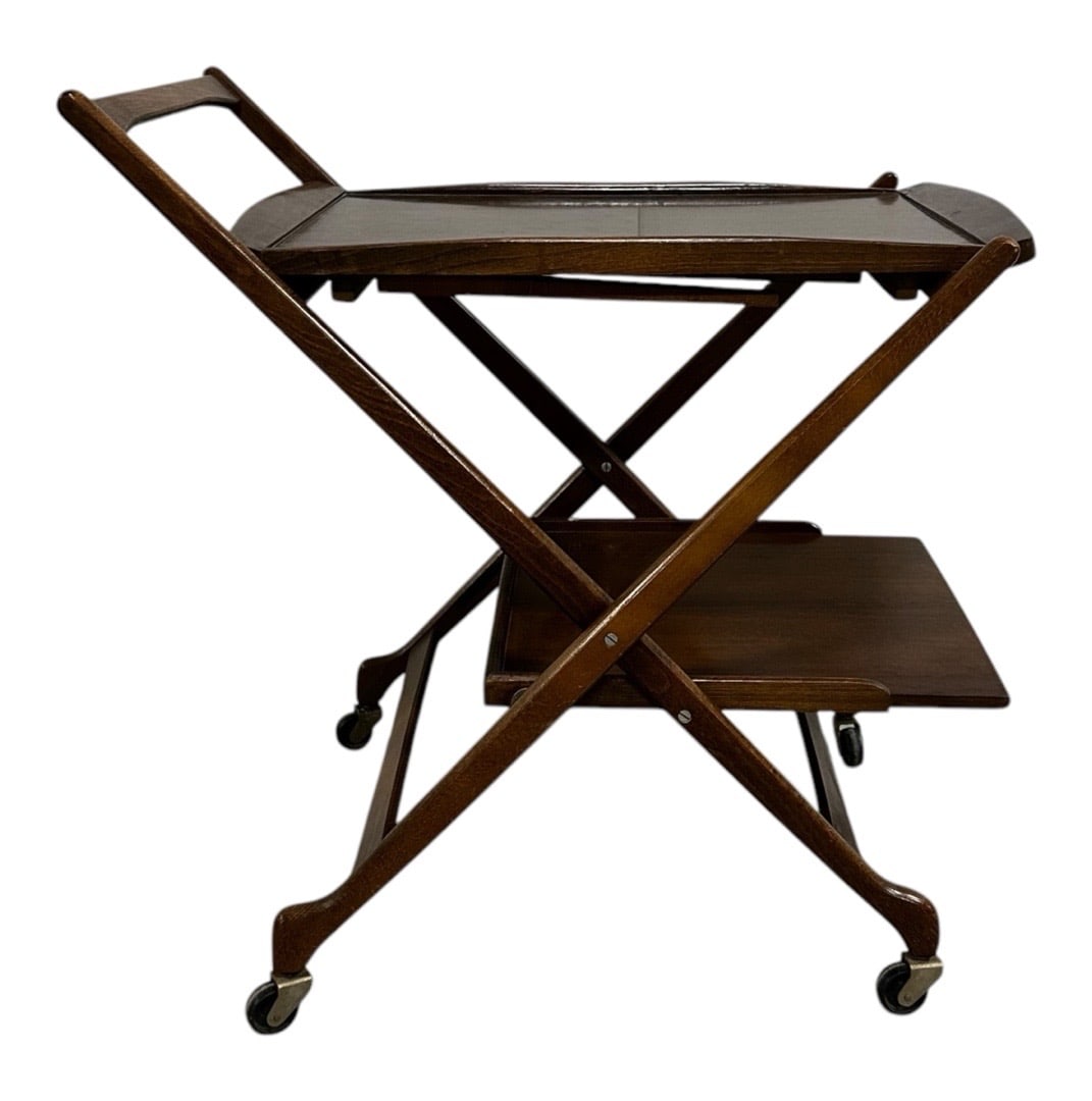 Mid-Century Style, Folding Bar Cart, Romania (1 of 8)