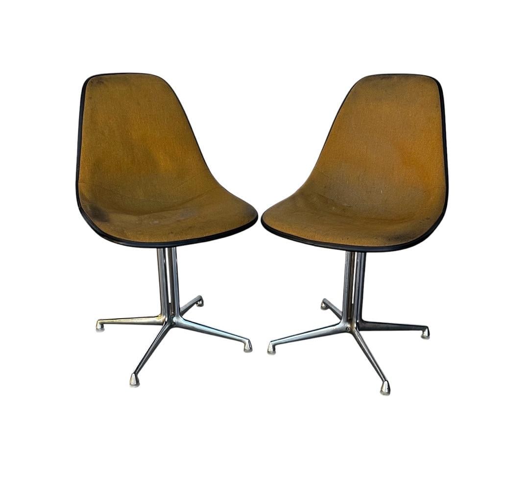 Charles and Ray Eames for Herman Miller, upholstered “La Fonda” Chairs, 1960s (1 of 7)