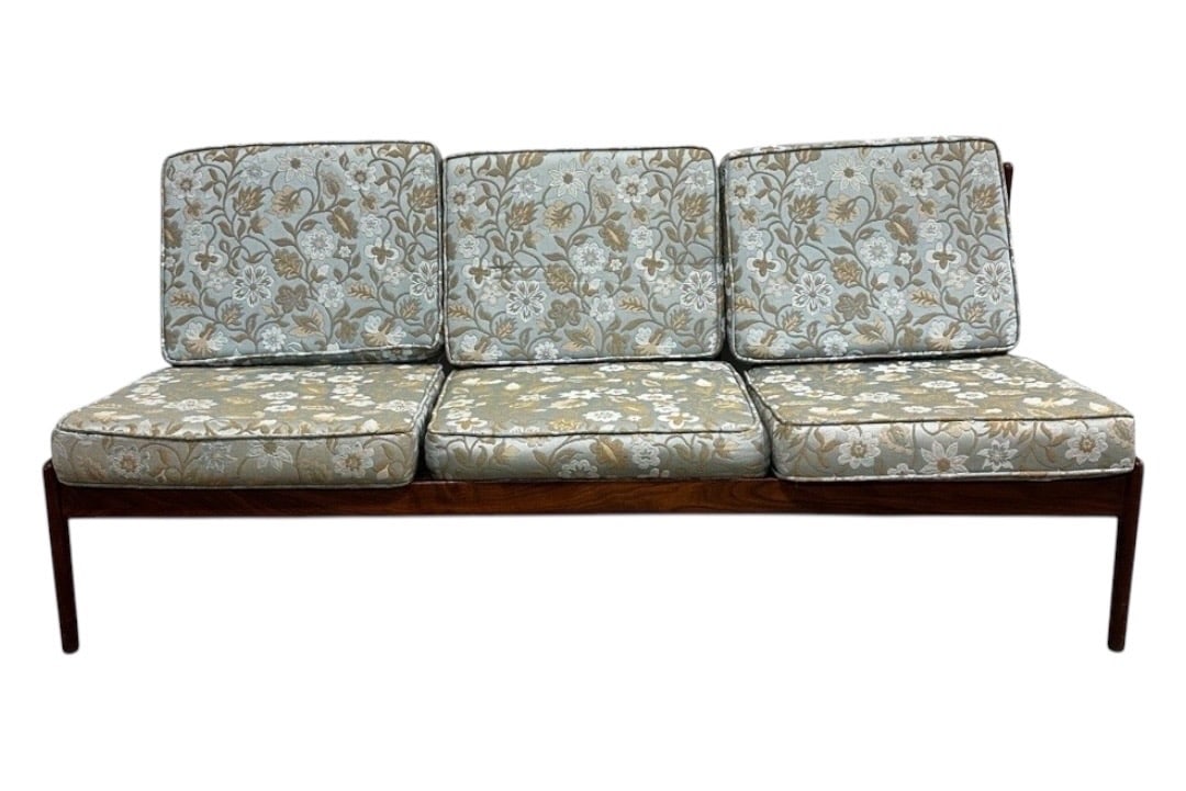 Danish Style, Mid-Century Walnut Sofa (1 of 7)