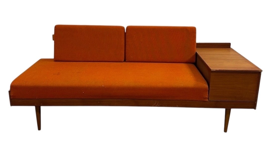 Style of Ingmar Relic for Hove Möbler, Teak Daybed, Norway, 1960s (1 of 8)