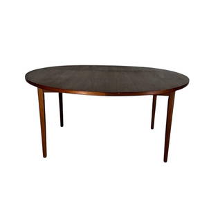 Jensen & Lykkegaard, Teak Dining Table, Denmark, 1960s: Jensen & Lykkegaard, Teak Dining Table, Denmark, 1960s. 28.5"H x 59"W x 47.25"D