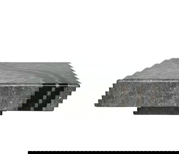 Square Graphic Tessellated Marble Coffee Table: Square Graphic Tessellated Marble Coffee Table. 16.5"H x 40"W x 40"D