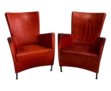 Gijs Papavoine for Montis, "Windy Easy" Lounge Chairs, Netherlands, 1990s: Gijs Papavoine for Montis, "Windy Easy" Lounge Chairs, Netherlands, 1990s. 34.5"H x 32"W x 21"D, Seat: 16.75"H x 19"D