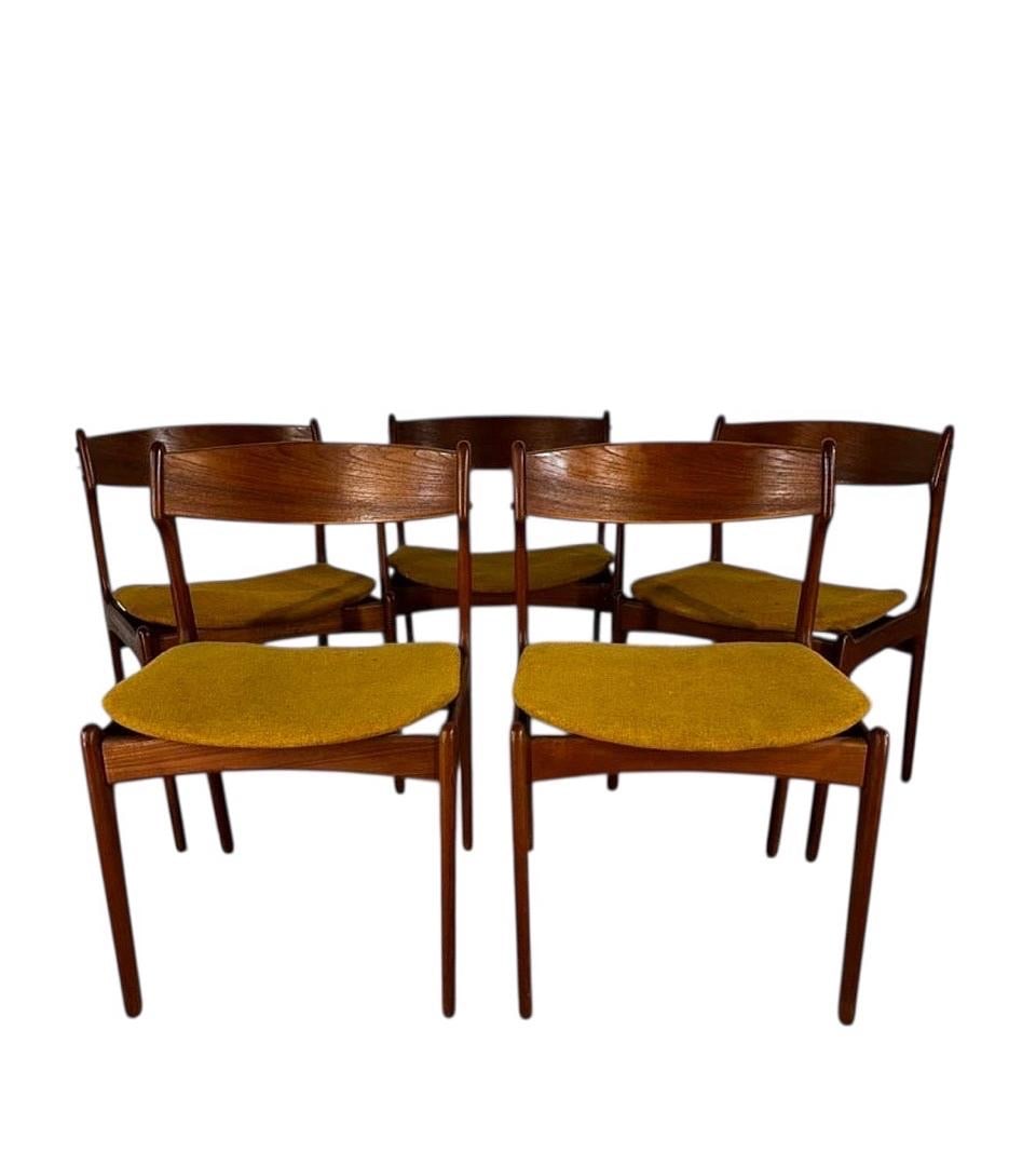 Erik Buch for O.D. Møbler, Teak Dining Chairs, Denmark, 1960s (1 of 8)