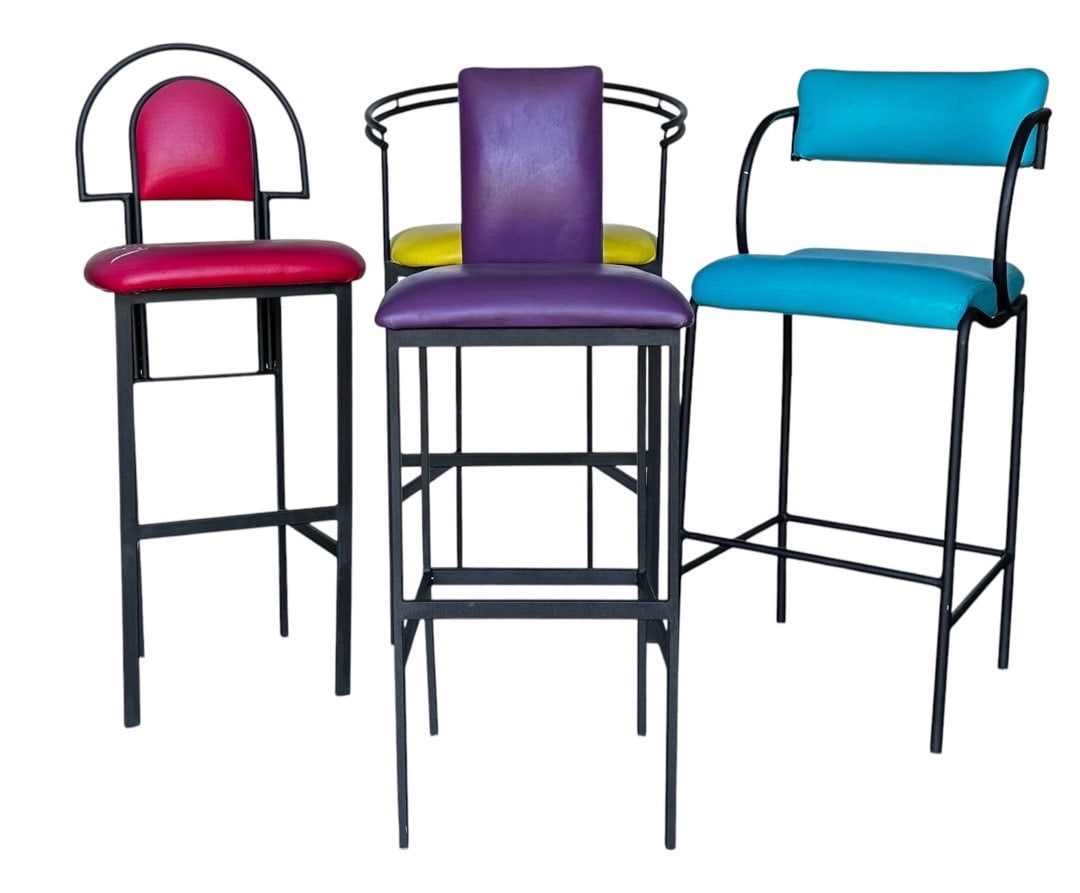 Post-Modern Style, Bar Stools, 1980s (1 of 7)