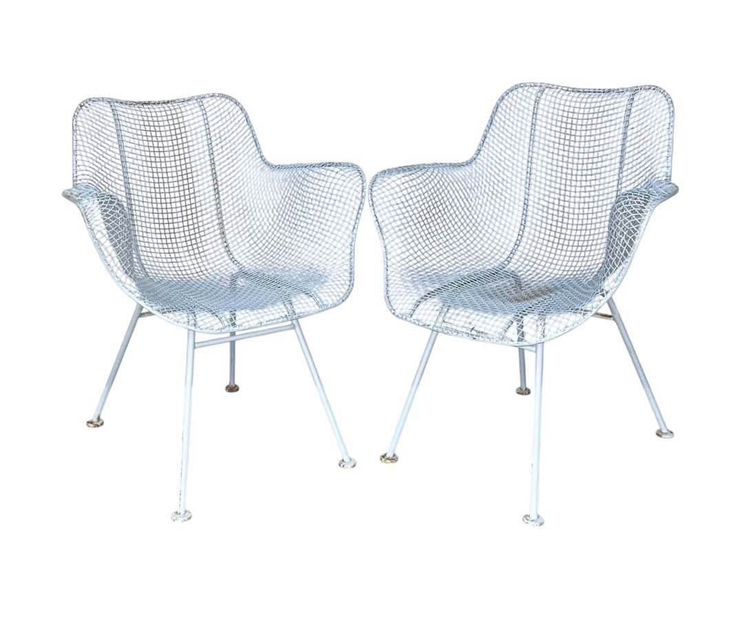 Russell Woodard, "Sculptura" Side Chairs: Russell Woodard, "Sculptura" Side Chairs. 33.25"H x 27"W x 25"D, Seat: 17"H x 17"D