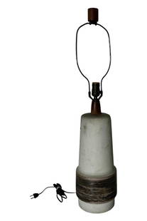 Gordon and Jane Martz, Ceramic Table Lamp: Gordon and Jane Martz, Ceramic Table Lamp. 31"H x 6.5" Diameter