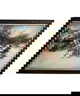 Tadeusz Andrysik, Reproduction of Andrzej Wierusz Kowalski Work, Poland, 1983: Tadeusz Andrysik, Reproduction of Andrzej Wierusz Kowalski Work, Poland, 1983. 41.25"H x 49.25"W