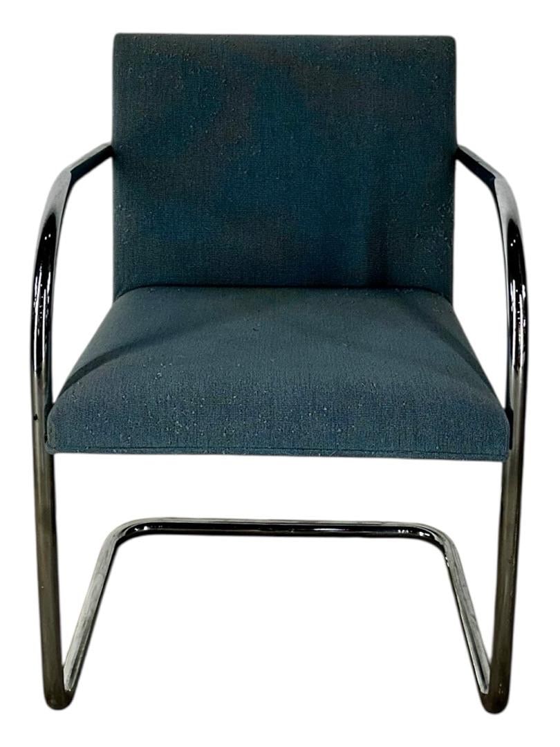 Mies van der Rohe for Knoll, Brno Tubular Chair: Mies van der Rohe for Knoll, Brno Tubular Chair. 31"H x 21.75"W x 19.5"D, Seat: 18"H x 16"D