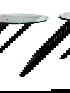 Post-Modern Style, Tubular Side Table, Canada: Post-Modern Style, Tubular Side Table, Canada. 19.25"H x 16"W x 16"D