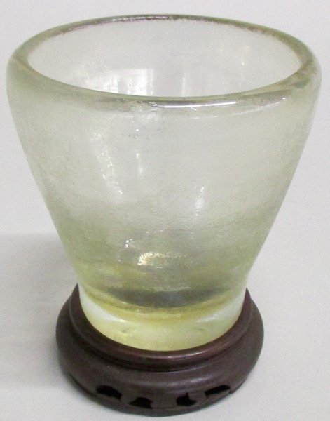 Venini Murano Amber Glass Vase (1 of 2)