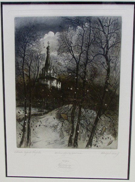 Alexander Vetrov,  3 Colored Etchings (1 of 6)