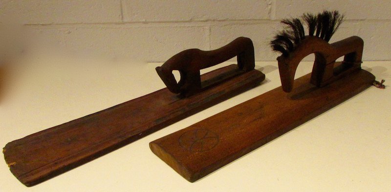 2 19th Century Scandinavian Horse Form Smoothing Boards (1 of 6)