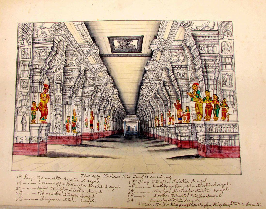 Group of 5 Watercolors of 19th C. India (1 of 5)