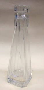 Simone Cenedese for Murano Tall Fluted Decanter.: Signed "Cenedese Murano" on bse. Height 12 inches.