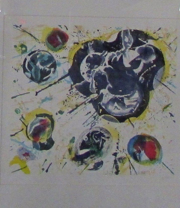 Sam Francis "Senza Titolo 1"  Color Etching (1 of 2)