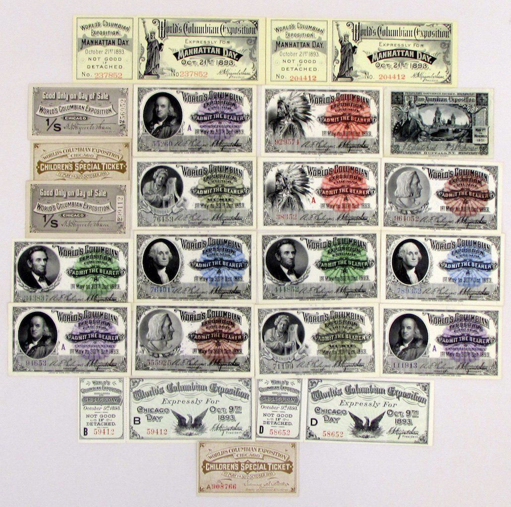 Collection of Unissued Worlds Columbian Exposition (1 of 3)