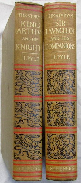 Howard Pyle: "The Story of King Arthur" NY 1903, and "The Story of Sir Lancelot" NY 1907.