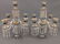 Glass candelabras