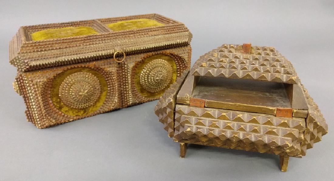 Tramp art boxes (1 of 1)