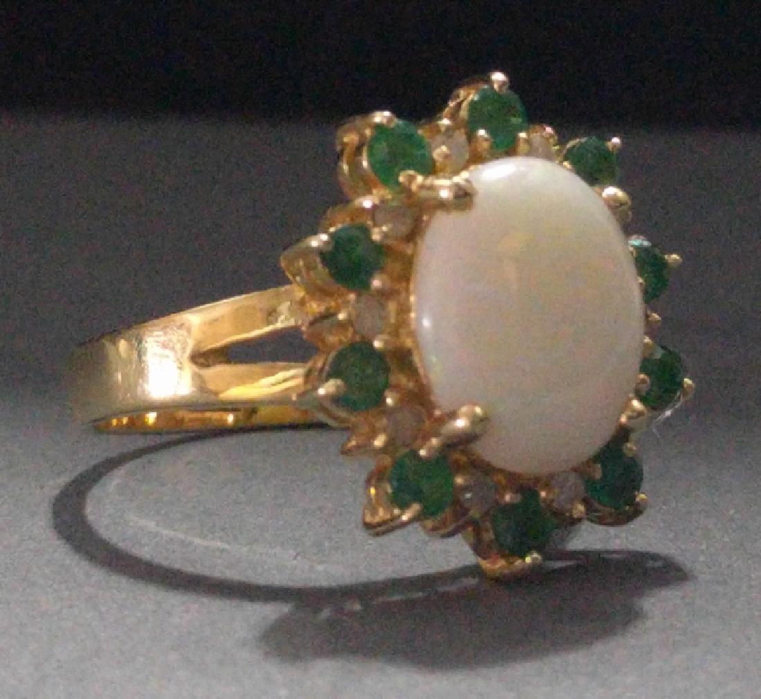 Opal and emerald ring (1 of 1)