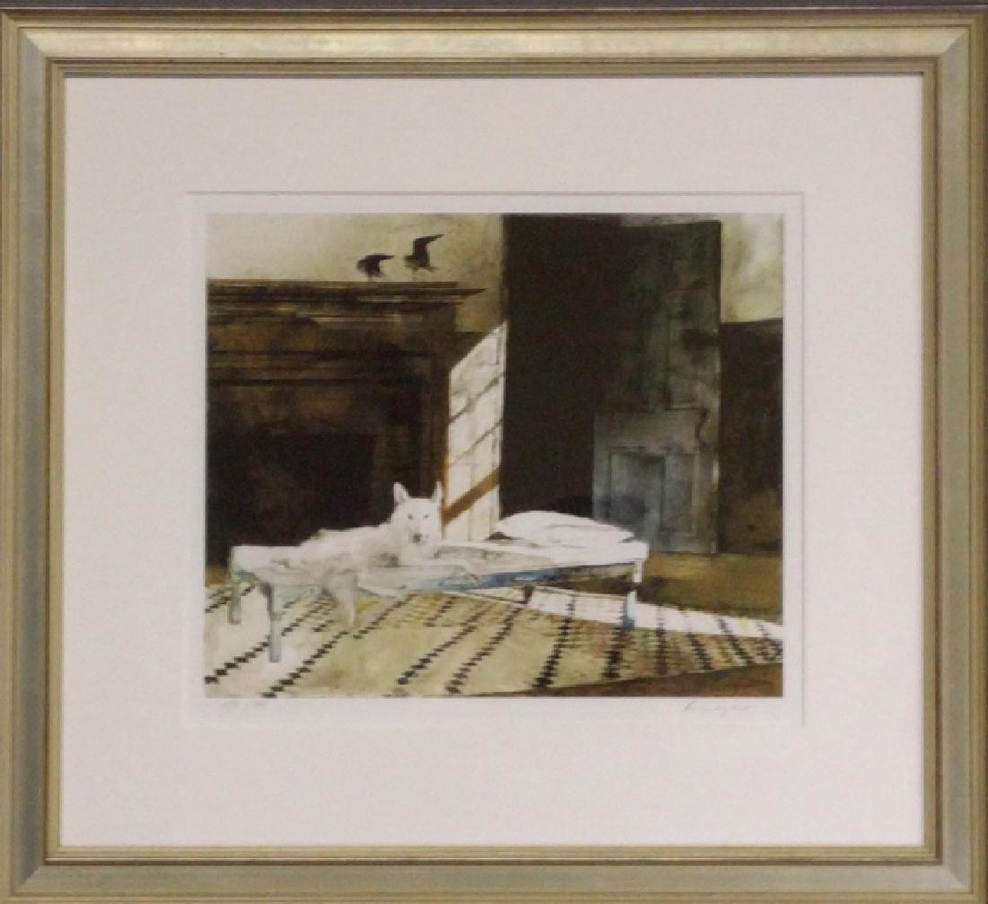 Andrew Wyeth Hand Signed Print "Harlequin" (1 of 4)